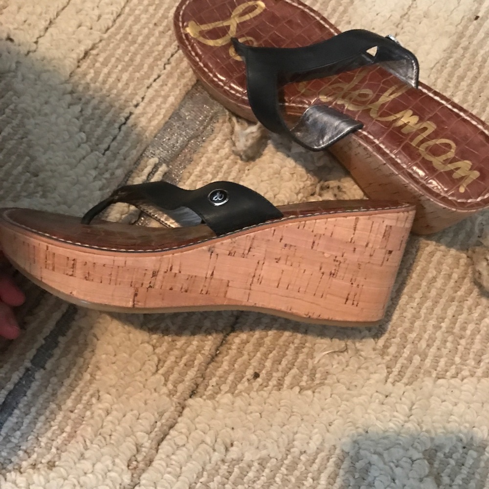 Summer wedge sandal